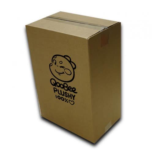 QooBee plushy packaging